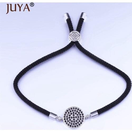 Armband heren bileklik erkek Black Rope Chain Round Charms Bracelet For Men Women Summer Jewelry Adjustable friendship bracelets