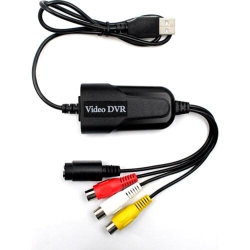 New USB 2.0 Easycap Audio Video Capture Card Adapter VHS to DVD Video Capture for Windows 10/8/7/XP Capture Video Device Adapter