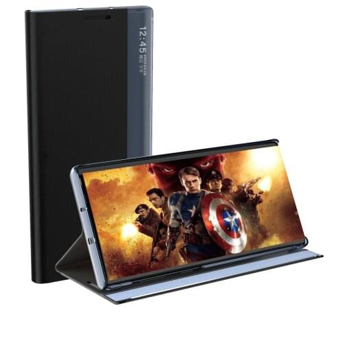 Luxury View Window Flip Case For Samsung Galaxy S20 Plus A11 A51 A71 A81 A91 M30S M31 M31S M51 A32 A42 Cover Ultra Thin