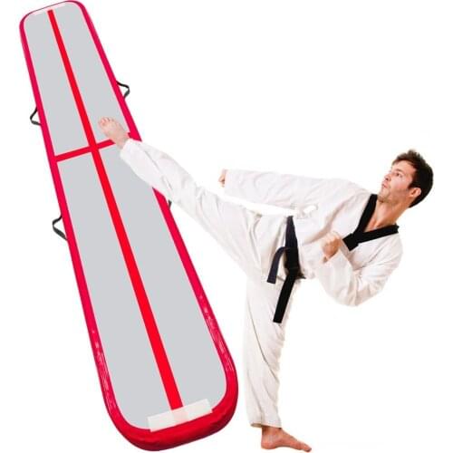 Inflatable Gymnastic Airtrack Tumbling Yoga Air Trampoline Track For birthday Training Taekwondo Cheerleading 10M*1M*0.2M Dance