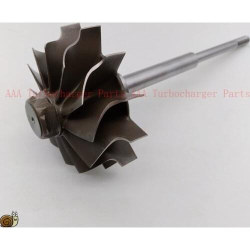 HX40/HX40W Turbo parts Turbine wheel 64mm*76mm-12blades, supplier AAA Turbocharger Parts