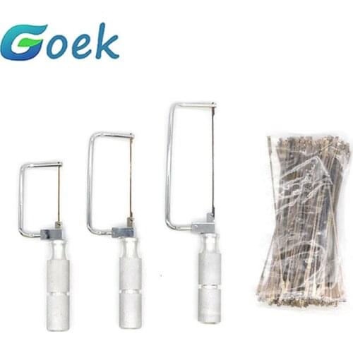 20pcs Long Plaster Saw Blades 70/98/128mm Dentist Tool Dental Lab Equipment with Plaster Saw Dentist Accessories