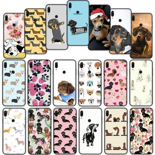 Animals Dogs Dachshund Cute Soft Cover Case for Xiaomi Note 11 11I Ultra 10 Lite 10T Poco M3 F3 F2 X3 NFC Pro