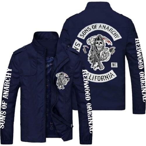 Spring 2021 Mens Knight Jacket Casual Fit Jacket Motorcycle Jacket Fashion Printed Label Jacket Windbreaker M-5XL Large