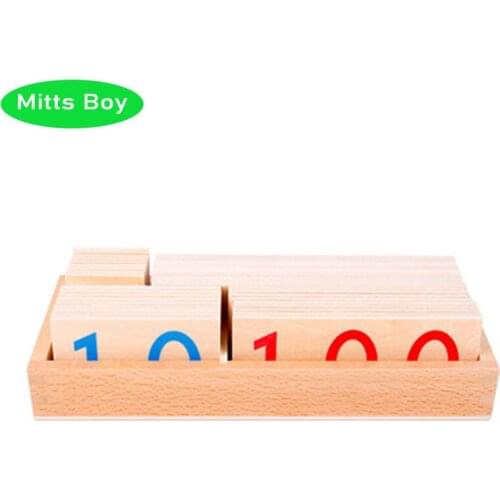 Montessori Educational Alligator Clapper Wooden toy 3D Puzzle 1*9000 igital card Brain Training Early Intellectual Learning Toy