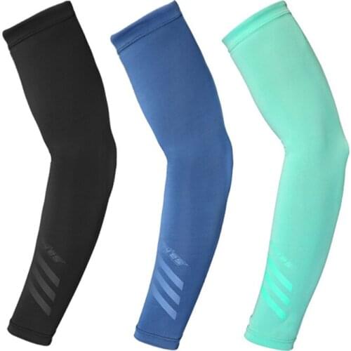 One Pair Sun Protection Cooling Arm Sleeve Cover Arm Cooler For Hiking Running Golf Cycling Driving Marathon