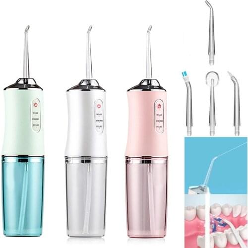 Cesoon dental Rechargeable Cordless Oral Irrigator Water Dental Flosser Teeth Floss Cleaner