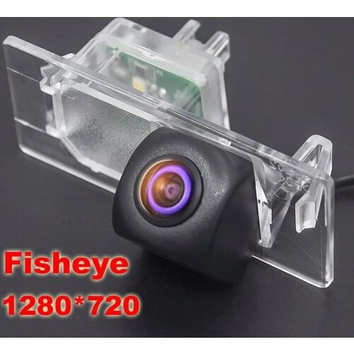 HD 1280*720 Fisheye Car Parking Camera For VW Volkswagen T6 Transporter/Caravelle/Multivan 2015~2019 License Plate Lamp Camera