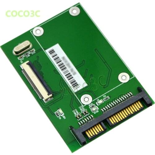 1.8 inch CE SSD to 2.5 inch SATA converter card 22Pin SATA to 40pin LIF / ZIF HDD adapter with 2 ribbon wire