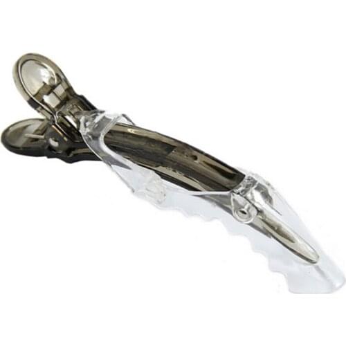 10Pcs Professional Matte Sectioning Clips Clamps Hairdressing Salon Hair Grip Crocodile Hairdressing Hair Style Barbers Clips