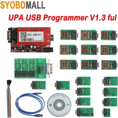 2019 New Arrival UPA Usb Programmer V 1.3 Diagnostic-tool UPA-USB Car ECU Programmer UPA USB V1.3 With Full Adapter In Stock