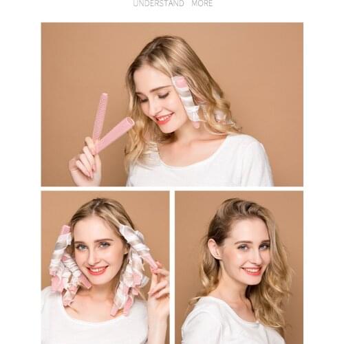 Wave Curling Artifact Short-Haired Lazy Women Sleeping with Plastic Self-Sticking Liuhai Curling Barrel Curling roller
