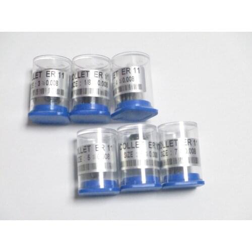 High precision 0.008mm ER11 chuck 3mm-7mm er11 6mm er11 6mm CNC machine tool chuck Er series milling machine spindle fixture