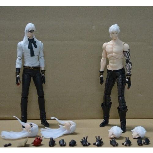 160mm 2pcs/LOT Japanese original SE BRING ARTS BA NieR:Automata Adam Eve movable action figure