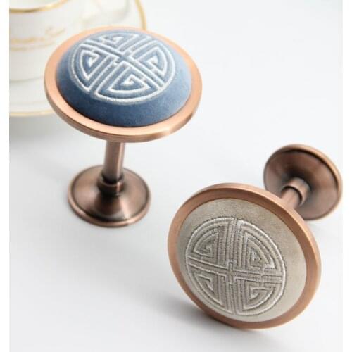 1 pair Curtain Tieback Small Curtain hanging Chinese Style Retro Geometry curtain holder curtain accessories decoration *NT