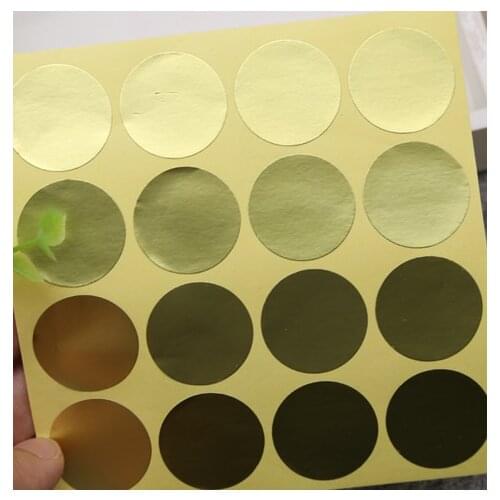 160pcs/lot Dia 2.5cm Round Gold Mini Seal Sticker DIY Adhesive Decoration Packing Label Stickers Gift Supplies (ss-1634)