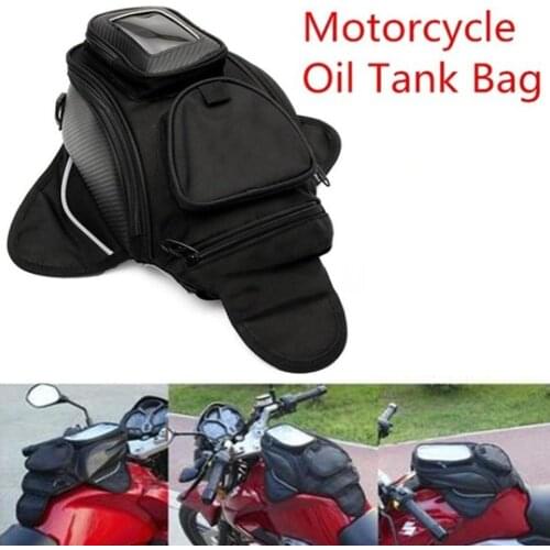 50% HOT SALES!!!Waterproof Magnetic Motorcycle Motorbike Oil Fuel Tank Bag Phone Saddlebag Pack