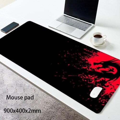 Gaming Large Mouse Pad with Stitched Edges- Extended XXL Mouse Mat with Nonslip Natural Rubber Base and Waterproof mouse pad mat