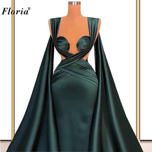 Long Mermaid Celebrity Dresses Dubai Film Opening Ceremony Evening Dresses Red Carpet Dresses Prom Party Dresses Robe Longue