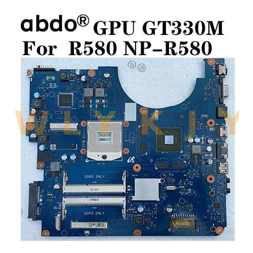 For Samsung R580 NP-R580 Laptop Motherboard GPU GT330M 1GB free cpu BA92-06130A BA92-06130B BA92-06133A tested 100% working