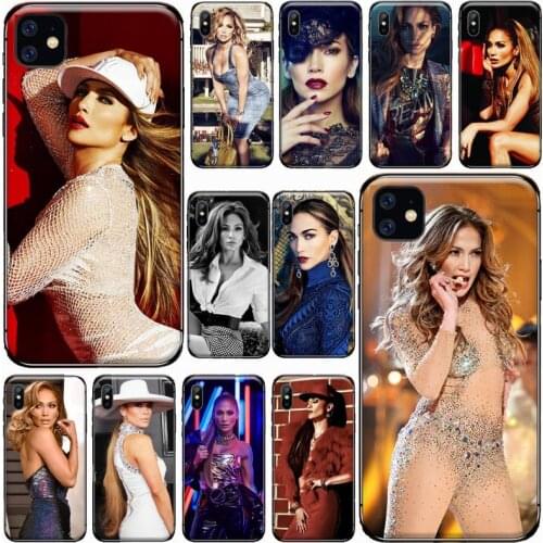 Jennifer Lopez famous singer Phone Case for iPhone 11 12 mini pro XS MAX 8 7 6 6S Plus X 5S SE 2020 XR Luxury brand shell funda