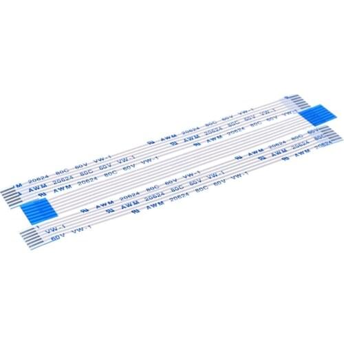 Flexible Flat Cable FFC 6 PIN 1.25 mm pitch same directions Length 400mm 500mm