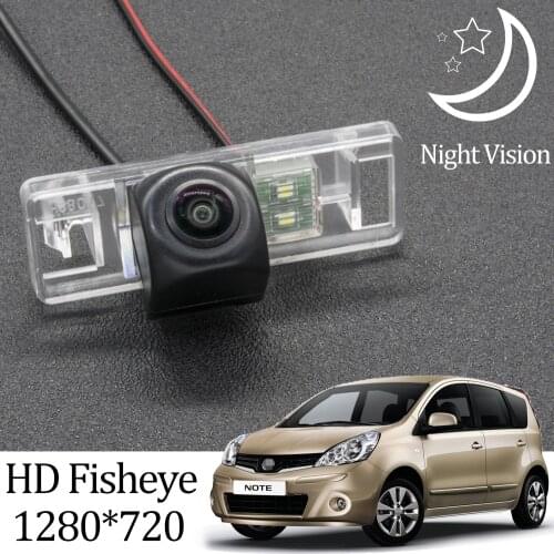 Owtosin HD 1280*720 Fisheye Rear View Camera For Nissan Note/Tone E11 2004-2012 Car Vehicle Reverse Parking Accessories