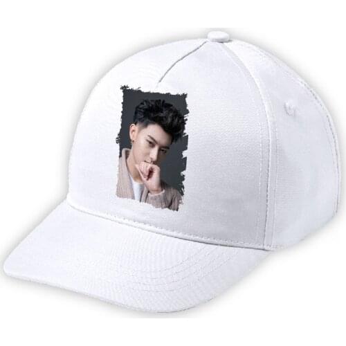 MERCHANDMANIA White Cap child EXO Z TAO LOVE CALL ME BABY soft small polyester sport field picnic fishing