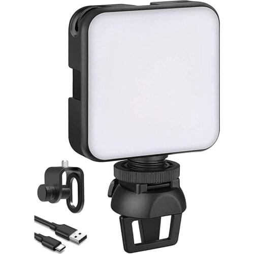Video Conference Lighting Kit, Dimmable & Rechargeable Laptop Webcam Lighting with Clip, Light for Zoom Meeting, Video