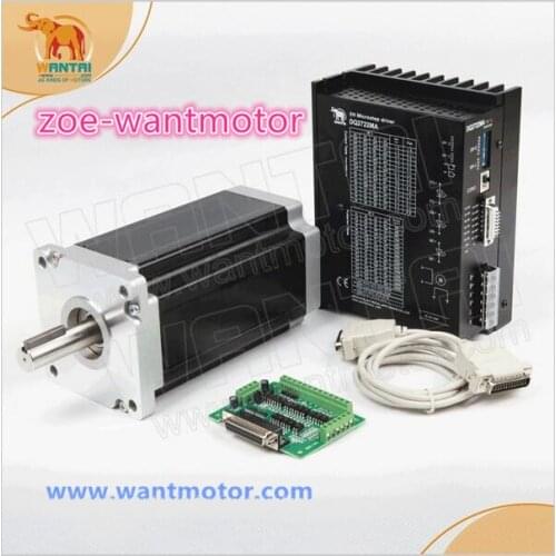 Power Kit! 1Axis Nema42 Wantai Stepper Motor 4200oz-in 6.0A 5.4V & Driver DQ2722MA 220V 7.0A 300Micro