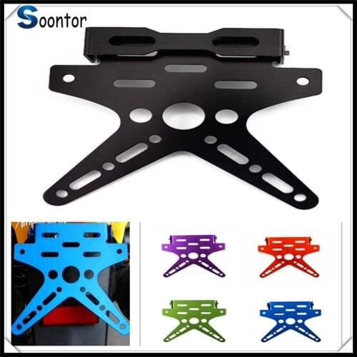 Motorcycle License Holder Mount Bracket Registration Number Plate FOR KTM SMC SMCR EnduRo R MCR Duke 640 LC4 Supermoto 990