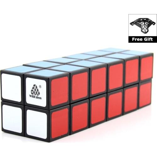 WitEden 2x2x6 Magic Cube 226 Cubo Magico Professional Speed Neo Cube Puzzle Educational Toys for Children Cubing with Bracket