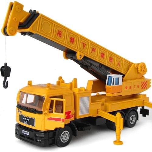 Large cranes crane model alloy engineering car toy car truck model 2199