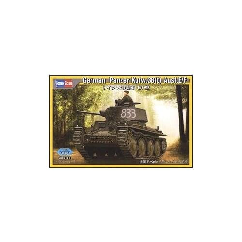 Hobby Boss 1/35 scale tank models 80136 PzKpfw.38 (t) Ausf.E / F light chariot