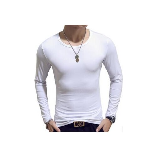 Men T Shirt Long leeve Cotton Spring Autumn Thermal Undershirt Armor Mens T Shirts Full Sleeve Round Neck Casual MenS Tees Hot