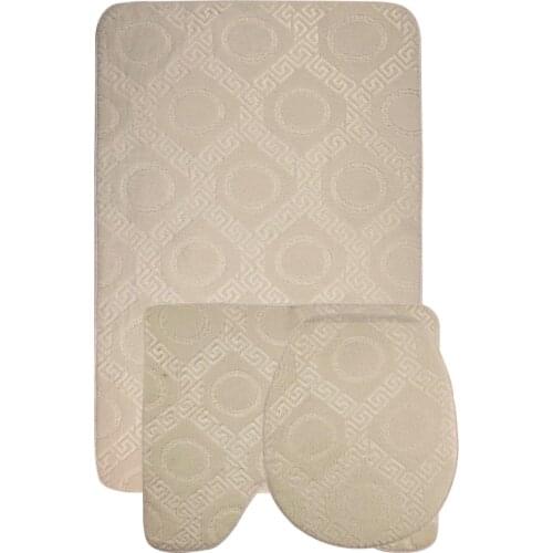 Bonny Home UltraSoft - 3 Pieces Unslipped Base Soft Bathroom Rugs Bath Mat Set Carpet