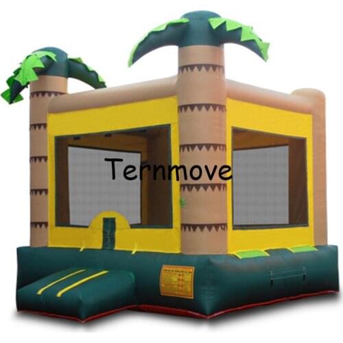 Palm tree bouncy Castle For Kid and adult,Inflatable Moonwalk Jumper for sale,inflatable air castle with free air blower