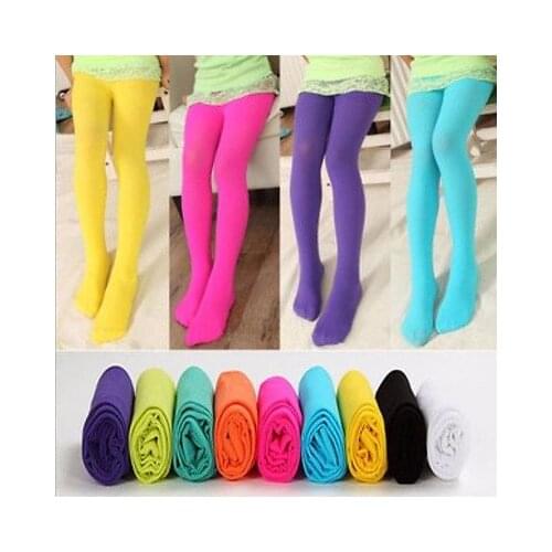 Wholesale price Baby Kids Girls Tights Soft Velvet Ballet Dancewear Tights Pantyhose 4-9Y