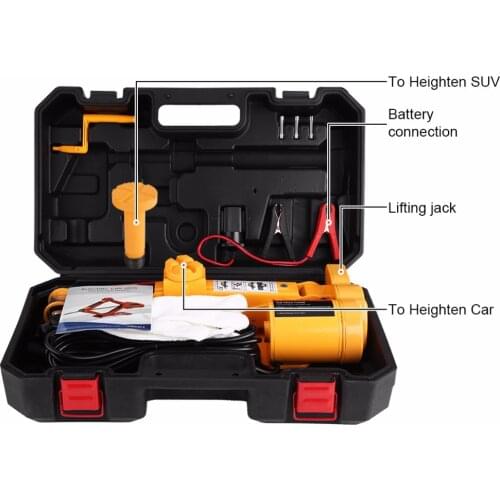 Oversea 3Ton 12V DC Automotive Car Electric Jack Lifting SUV Van Garage and Emergency Equipment