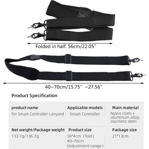 Suitable for dji-Mavic 2/Air 2/2S with Screen Remote Control Shoulder Lanyard Neck Strap Safety Anti-drop Accessories