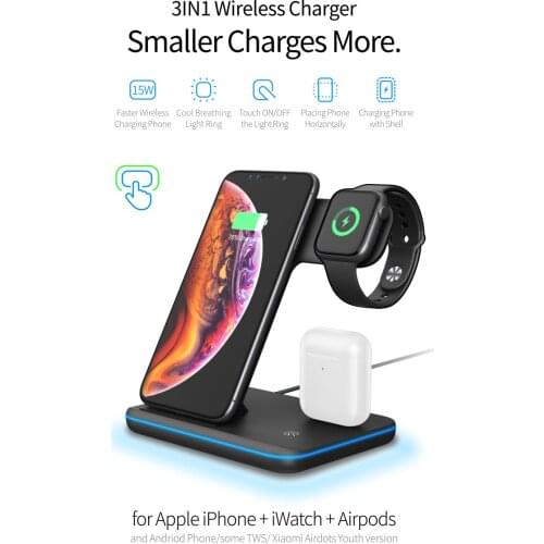 Fast-Charging Stand Station for Iphone Apple Watch Ipod