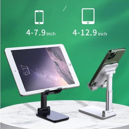 Foldable Tablet Stand 4-12.9inch Phone Holder for IPad Stand Adjustable Alloy Material
