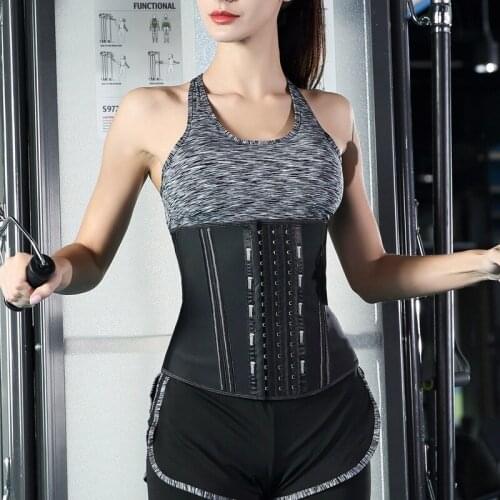 Net Celebrity New Double Bone Shape Shaping Abdominal Belt Shaping Waist Restraint Belt Sports Fitness Latex Corset