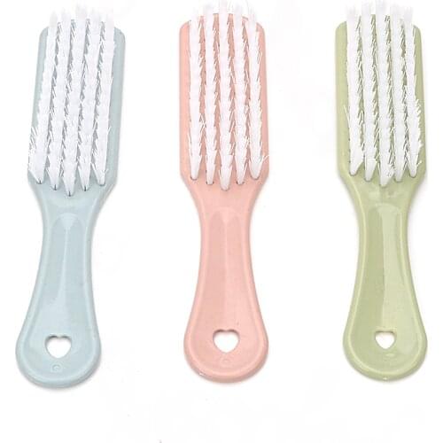 Strong Plastic Bristle Sneaker Shoes Cleaning Boot Shoes Brushes Cleaner Household Cleaning Multi-functional Laundry Tool
