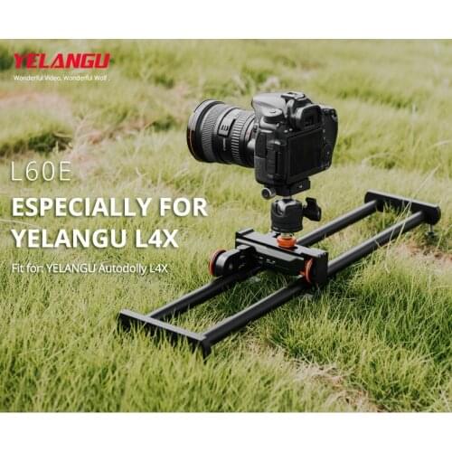 YELANGU L60A Camera Slider Dolly Rail Video Stabilizer Double-Track Rail Design DSLR Camera Video Slider