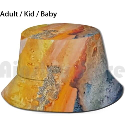 Spectrum Sun Hat Foldable UV Protection Rainbow Red Yellow Blue Violet