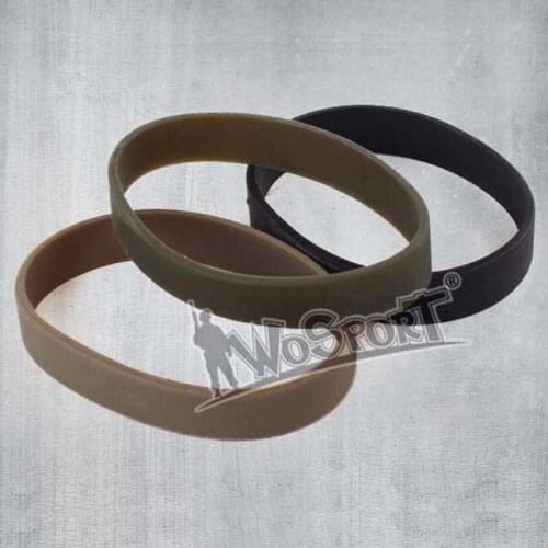 Tactical Fixed Ring for Vest Accessories Boxes Bag Tape Outdoor MG-01 Mag Pouch Pure Silicone Tape Band