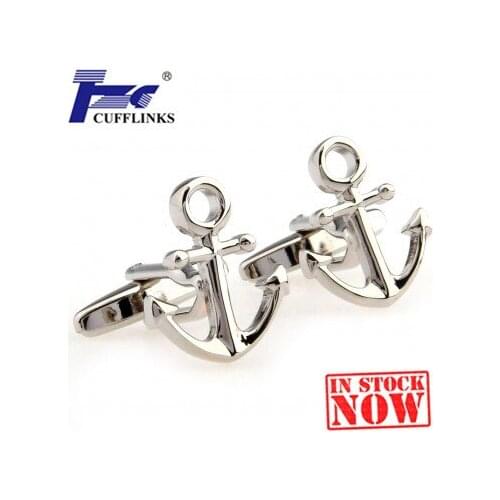 TZG01585 Anchor Cufflink Cuff Link 2 Pairs Free Shipping Promotion