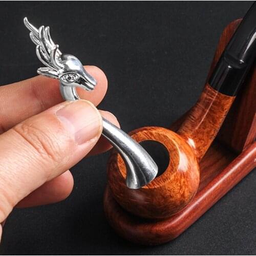 1Pcs 79*14mm Copper Elk Pipe Pressing Rod Grinding Cigarette Press Cigarette Tobacco Pipes Accessories