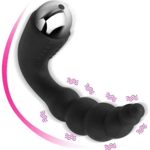 10 Speed Prostate Massager Anal Beads Anal Vibrator Sex Toys for Women&Men Butt Plug Clitoris Stimulator Anal Vibrator
